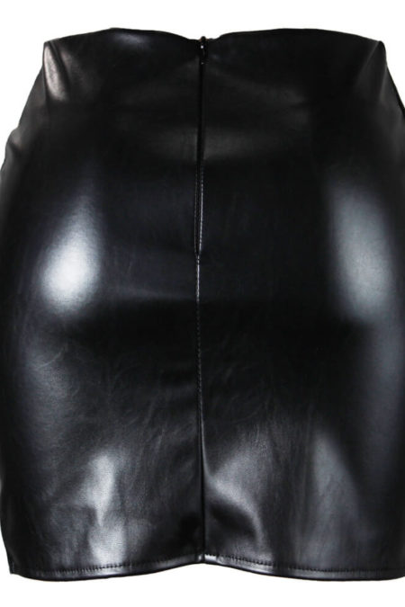 Kort svart kjol - TopLady