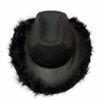 Feather Cowgirl Hat - Perfekt för Halloween och Festival
