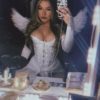 Angel Aura med diadem - Lys opp halloweenfesten din