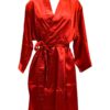 Punainen Silkinpehmeä Kimono